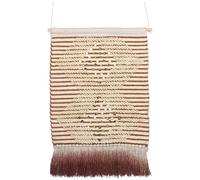 Beliani Fabric Wall Hanging Sabo Cotton 75 Cm Beige