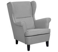 Beliani Retro Armchair Grey Abson