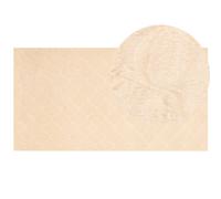 Faux Fur Rug GHARO Beige 80 x 150 cm