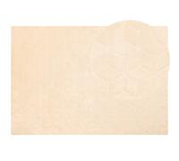 Beliani Faux Fur Rug THATTA Beige 160x230 cm