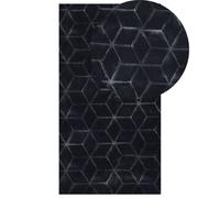 Faux Fur Rug THATTA Black 80 x 150 cm