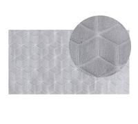 Beliani Faux Fur Rug THATTA Grey 80x150 cm