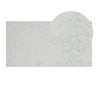 Beliani Faux Fur Rug THATTA Light Grey 80x150 cm