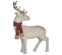 Beliani Figurine Mustola Reindeer 51 Cm White