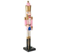 Beliani Figurine Trosaan Nutcracker 90 Cm Pink