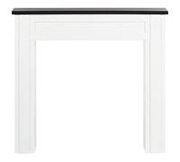 Beliani Fireplace Mantel Baudin White