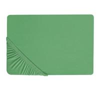 Fitted Sheet JANBU Cotton 180 x 200 cm Green