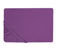 Fitted Sheet JANBU Cotton 180 x 200 cm Purple