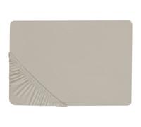 Fitted Sheet JANBU Cotton 200 x 200 cm Taupe