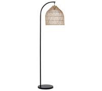 Beliani Floor Lamp Bernica Rattan Natural, Brown