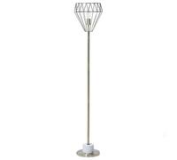 Beliani Industrial Floor Lamp Mooni Metal Brass