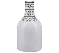 Beliani Flower Vase Ankon Stoneware 25 Cm White