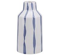 Beliani Flower Vase ASSUS Stoneware 22 cm White, White