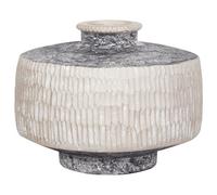 Beliani Flower Vase Deksati Ceramic 32 Cm Beige