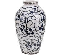 Beliani Flower Vase Mallia 22 Cm Stoneware White