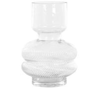 Flower Vase RODIA Glass 24 cm Transparent