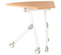Beliani Foldable Corner Desk Module Bendi 90 Cm 64 Cm Brown