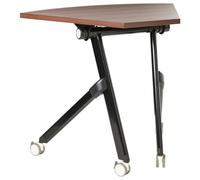 Beliani Foldable Corner Desk Module Bendi 90 Cm 64 Cm Dark Brown