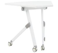 Beliani Foldable Corner Desk Module Bendi 90 Cm 64 Cm White