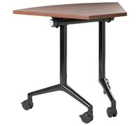 Beliani Foldable Corner Desk Module Cavi 90 Cm 64 Cm Dark Brown