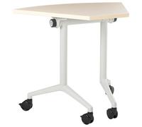 Beliani Foldable Corner Desk Module Cavi 90 Cm 64 Cm Light Brown