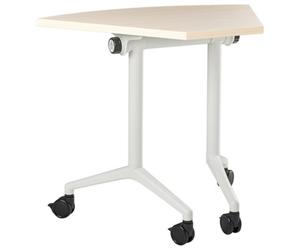 Beliani Foldable Corner Desk Module Cavi Light Brown 90 Cm 64 Cm