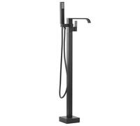 Beliani Freestanding Bathtub Faucet Niagara Black, Black