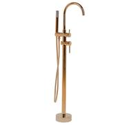 Beliani Freestanding Bathtub Faucet Tugela Copper