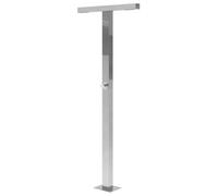 Beliani Freestanding Outdoor Shower Urzulai Silver