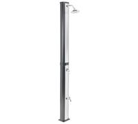 Freestanding Outdoor Solar Shower TOPOCALMA Silver