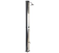Beliani Freestanding Outdoor Solar Shower Tuxpam Black