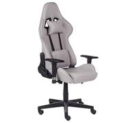 Beliani Gaming Chair Warrior Light Grey