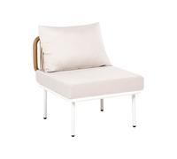 Beliani Garden 1-Seat Section Baucina Light Beige