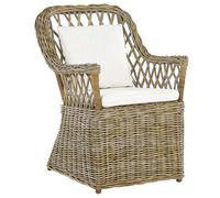 Beliani Garden Armchair Maros Rattan Natural