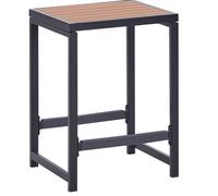 Beliani Garden Bar Chair Avetrana Metal Black