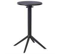 Beliani Garden Bar Table Legrena 60 Cm 60 Cm Black