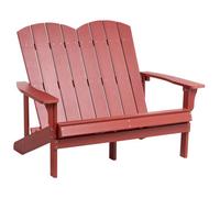 Garden Bench ADIRONDACK 125 cm Red