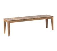 Beliani Garden Bench Chioggia 155 Cm Certified Acacia Wood Light Brown