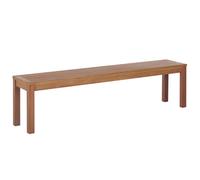 Beliani Garden Bench Monsano 170 Cm Eucalyptus Wood Brown