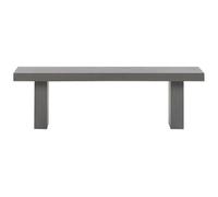 Beliani Garden Bench Taranto 150 Cm Concrete Grey