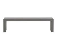 Beliani Garden Bench Taranto 150 Cm Concrete Grey