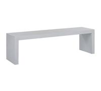 Beliani Garden Bench Taranto 150 Cm Concrete White