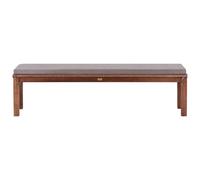 Beliani Garden Bench With Cushion Monsano 170 Cm Eucalyptus Wood Grey