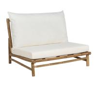 Beliani Garden Chair Todi Bamboo Off-White