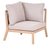 Beliani Garden Corner Section Rivello Acacia Wood Light Brown
