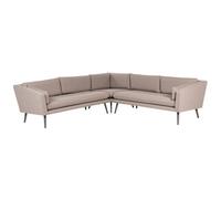 Beliani Garden Corner Sofa 5 Seater Loretello Beige