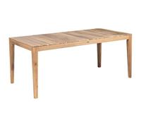 Beliani Garden Dining Table Chioggia 90 Cm 180 Cm Certified Acacia Wood Light Brown