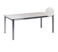 Garden Dining Table COSOLETO 180 cm 90 cm Glass White