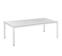 Garden Table Glass White ITALY