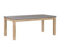 Garden Dining Table OSTUNI 180 cm 90 cm Concrete Grey